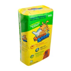 Tapete Higiênico Super Secão Com 30 Unidades